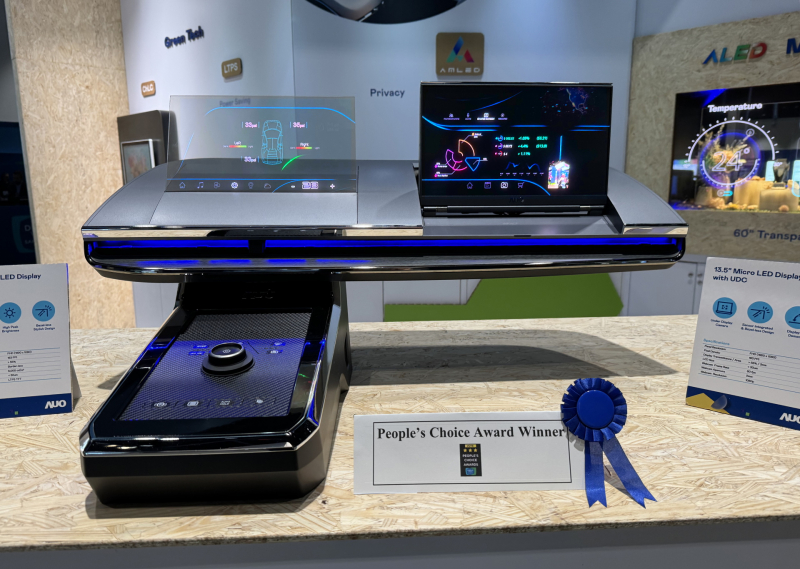 金世豪車用Micro LED Display HMI解決方案獲”最佳車用顯示獎”，以用戶為中心開發，針對前座駕駛與乘客設計兼具娛樂與安全的高畫質屏幕，包含車艙前座的Micro LED透明屏幕及全球首款內建鏡頭的智慧Micro LED顯示器