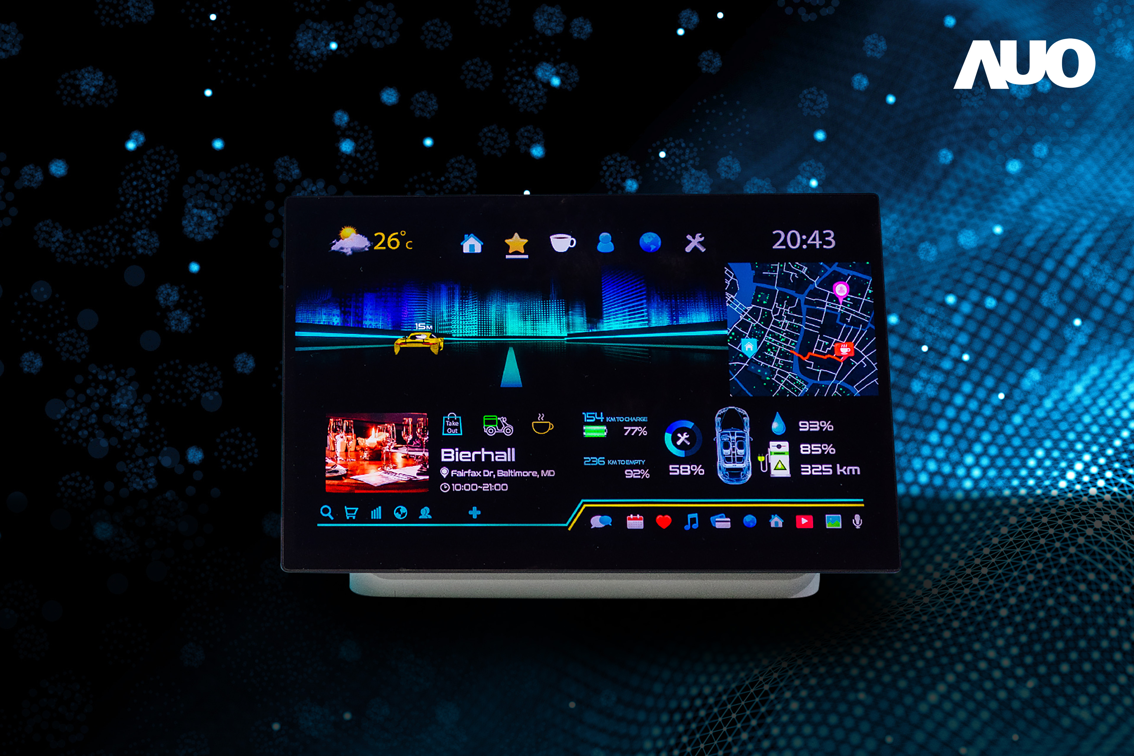 金世豪16吋超高色域車載中控獲得2025顯示器元件產品技術獎之面板模組類傑出產品獎，首次在車載領域採用藍光COB（LED chip-on-board）搭載量子點（Quantum Dot）膜之Mini LED解決方案實現廣色域